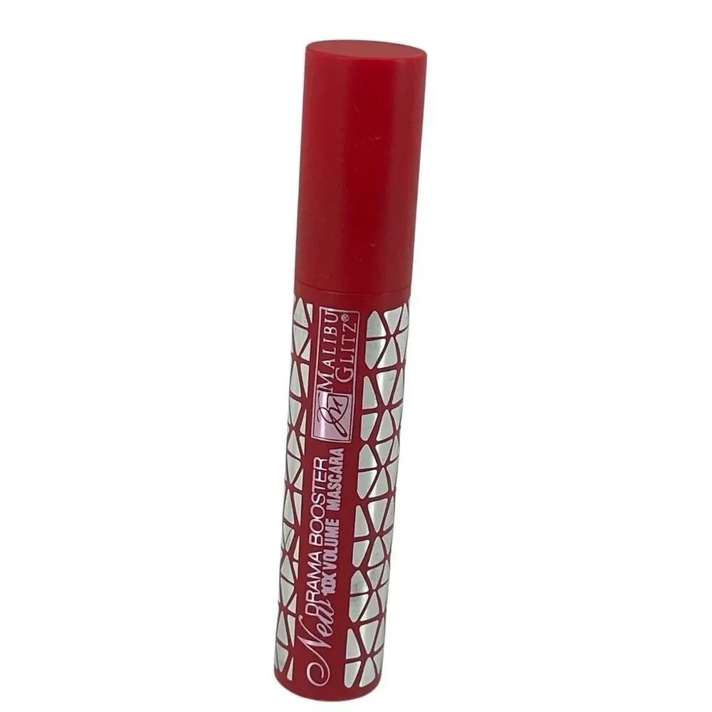 Malibu Glitz Women’s New Drama Booster 10X Volume Black Mascara .39oz / 11g